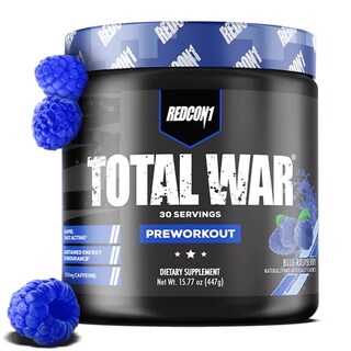 Foto 1 | Foto 1 | Polvo Previo Al Entrenamiento Redcon1 Total War Blue Raspberry 447 g-Venta Internacional