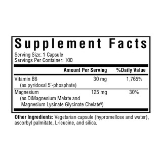Foto 2 | Foto 2 | Suplemento Seeking Health Magnesium Plus Vitamina B6 100 Cápsulas - Venta Internacional