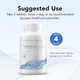 Foto 3 | Foto 3 | Suplemento Theralogix Theracal D2000 Bone Health 360 Tabletas - Venta Internacional