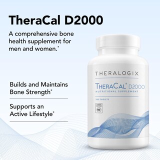 Foto 4 | Foto 4 | Suplemento Theralogix Theracal D2000 Bone Health 360 Tabletas - Venta Internacional
