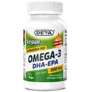 Foto 1 | Foto 1 | Suplemento Deva Vegan Omega-3 Dha Epa 500 Mg 60 Cápsulas Blandas - Venta Internacional.