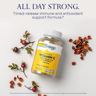 Foto 3 | Foto 3 | Cápsulas De Vitamina C Solaray De 1000 Mg De Liberación Prolongada Con Rosa Mosqueta - Venta Internacional.