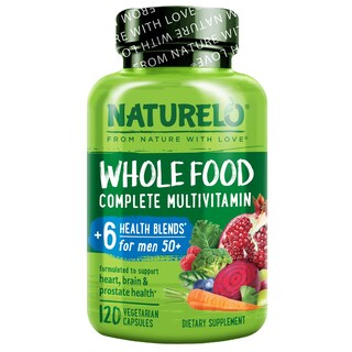 Foto 1 | Foto 1 | Multivitamínico Naturelo Whole Food Para Hombres 50+ 120 Cápsulas - Venta Internacional.