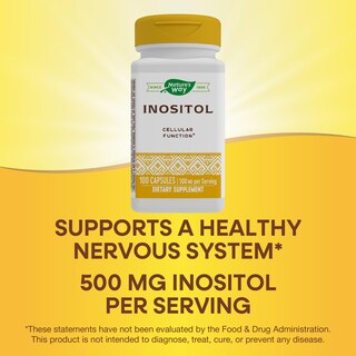 Foto 3 | Foto 3 | Suplemento Nature's Way De Inositol 500 Mg 100 Cápsulas - Venta Internacional.