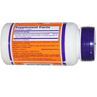 Foto 2 | Foto 2 | Suplemento: Natokinasa De Now Foods, 100 Mg, 120 Vegicaps - Venta Internacional.