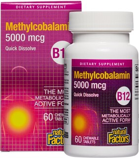 Foto 1 | Foto 1 | Suplemento De Factores Naturales: Vitamina B12, Metilcobalamina, 5000 Mcg - Venta Internacional.