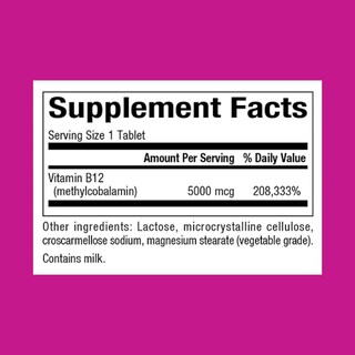 Foto 2 | Foto 2 | Suplemento De Factores Naturales: Vitamina B12, Metilcobalamina, 5000 Mcg - Venta Internacional.