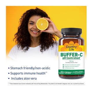 Foto 2 | Foto 2 | Suplemento Country Life Buffer-c 500 Mg (cápsulas Vegetarianas) 120 Unidades - Venta Internacional.