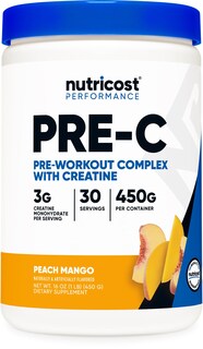 Foto 1 | Foto 1 | Complejo Pre-c Nutricost Pre-c Con Creatina, 450 G, Melocotón Y Mango - Venta Internacional.