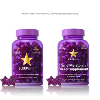 Foto 5 | Foto 5 | Gomitas Para Dormir Hairtamin Sleeptamin Melatonina 5 Mg 60 Veganas - Venta Internacional.