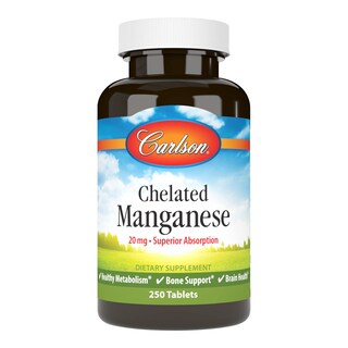 Foto 1 | Foto 1 | Suplemento Carlson Quelated Manganeso 20 Mg 250 Comprimidos - Venta Internacional.