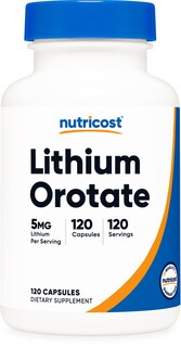 Foto 1 | Foto 1 | Suplemento Nutricost De Orotato De Litio 5 Mg 120 Cápsulas - Venta Internacional.