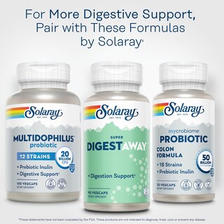 Foto 6 | Foto 6 | Enzimas Digestivas Solaray Super Digestaway 90 Cápsulas Vegetarianas - Venta Internacional.