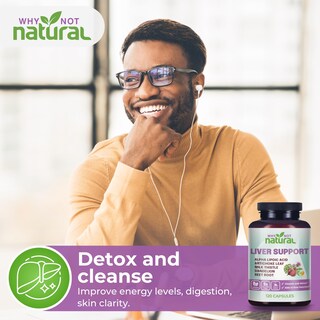 Foto 3 | Foto 3 | Supplement Why Not Natural 5 En 1 Liver Health 120 Cápsulas - Venta Internacional.