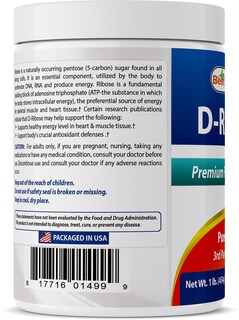 Foto 6 | Foto 6 | Suplemento Best Naturals D-ribosa En Polvo 454 G - Venta Internacional.