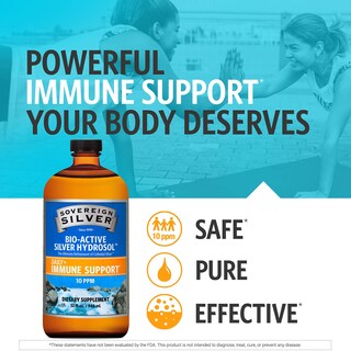 Foto 2 | Foto 2 | Suplemento De Hidrosol De Plata Bioactivo Sovereign Silver 946 Ml - Venta Internacional.