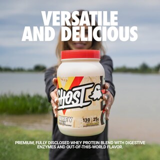 Foto 2 | Foto 2 | Proteína En Polvo Ghost Whey Cereal, Sabor A Leche, 907 G, 25 G De Proteína - Venta Internacional.