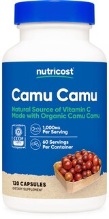 Foto 1 | Foto 1 | Suplemento Nutricost Camu Camu 1000 Mg 120 Cápsulas - Venta Internacional.