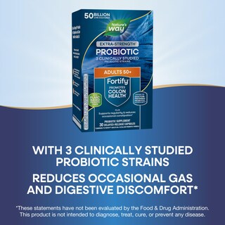Foto 4 | Foto 4 | Suplemento Probiótico Nature's Way Fortify Extra Strength 50+ - Venta Internacional.