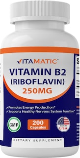 Foto 1 | Foto 1 | Suplemento Vitamático De Vitamina B2 (riboflavina) 250 Mg 200 Cápsulas - Venta Internacional.