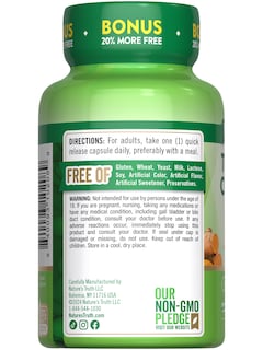 Foto 7 | Foto 7 | Suplemento Nature's Truth, Cúrcuma Y Curcumina, 500 Mg, 120 Cápsulas - Venta Internacional.