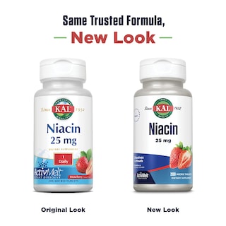 Foto 4 | Foto 4 | Suplemento Kal De Niacina, 25 Mg, Tabletas, Sabor A Fresa, 200 Unidades - Venta Internacional.