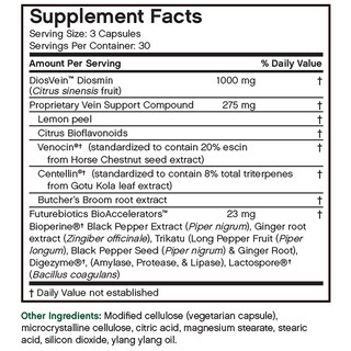Foto 7 | Foto 7 | Suplemento Futurebiotics Veinfactors 90 Cápsulas Vegetarianas - Venta Internacional.
