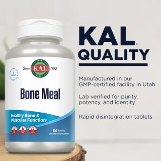 Foto 5 | Foto 5 | Suplemento De Calcio Kal Bone Meal Tablets 250 Unidades - Venta Internacional.
