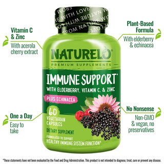 Foto 4 | Foto 4 | Complemente Naturelo Immune Support Con Vitamina C, Saúco Y Zinc - Venta Internacional.