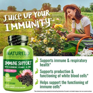 Foto 6 | Foto 6 | Complemente Naturelo Immune Support Con Vitamina C, Saúco Y Zinc - Venta Internacional.