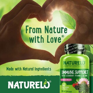 Foto 7 | Foto 7 | Complemente Naturelo Immune Support Con Vitamina C, Saúco Y Zinc - Venta Internacional.
