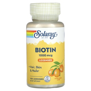 Foto 1 | Foto 1 | Suplemento Solaray Biotina Sublingual 1000 Mg 100 Comprimidos - Venta Internacional.