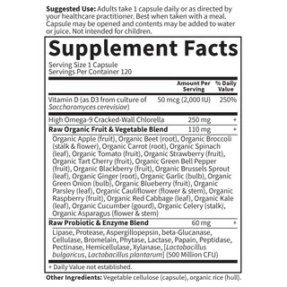 Foto 5 | Foto 5 | Suplemento Garden Of Life Con Vitamina D3, Código De 2000 Ui, 120 Cápsulas - Venta Internacional.