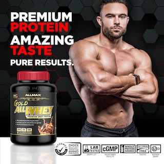 Foto 2 | Foto 2 | Proteína En Polvo Allmax Gold Allwhey Chocolate 907 G - Venta Internacional.