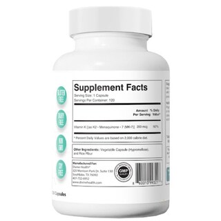 Foto 3 | Foto 3 | Suplemento Divine Health Super K2 Mk-7 De Vitamina K2 200 Mcg - Venta Internacional.