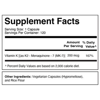 Foto 4 | Foto 4 | Suplemento Divine Health Super K2 Mk-7 De Vitamina K2 200 Mcg - Venta Internacional.