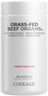 Foto 1 | Foto 1 | Suplemento Codeage Grass Feed Beef Organs 180 Cápsulas - Venta Internacional.