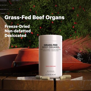 Foto 3 | Foto 3 | Suplemento Codeage Grass Feed Beef Organs 180 Cápsulas - Venta Internacional.