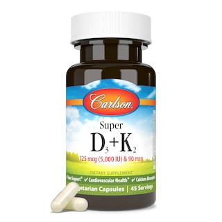 Foto 5 | Foto 5 | Suplemento Carlson Super D3 + K2 125 Mcg De Vitamina D3 90 Mcg De K2 - Venta Internacional.