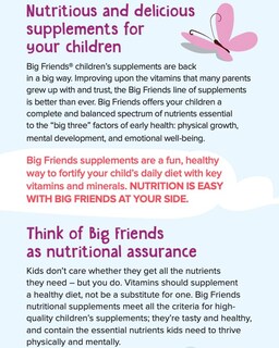 Foto 5 | Foto 5 | Multivitamínico Natural Factors Big Friends, Masticable, 60 Comprimidos - Venta Internacional.