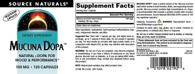 Foto 4 | Foto 4 | Supplement Source Naturals Mucuna Dopa 100 Mg 120 Cápsulas - Venta Internacional.