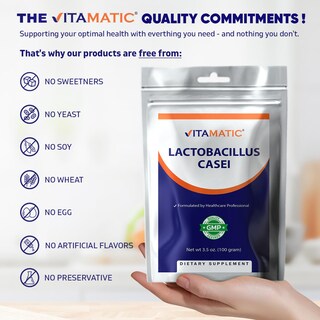 Foto 6 | Foto 6 | Polvo Probiótico Vitamatic Lactobacillus Casei 100 g-Venta Internacional
