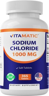 Foto 1 | Foto 1 | Tabletas De Sal, Cloruro De Sodio Vitamático, 1000 Mg, 365 Tabletas - Venta Internacional.