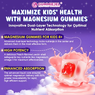 Foto 7 | Foto 7 | Magnesio Lilicare para Niños con Omega 3 60 Gomitas - Venta Internacional