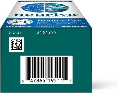 Foto 3 | Foto 3 | Suplemento Neuriva Brain + Eye Support Capsules (30 Cápsulas) - Venta Internacional.