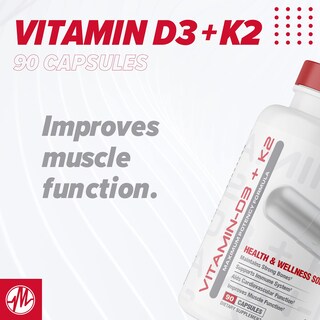 Foto 6 | Foto 6 | Suplemento Metabólico Vitamina D3 + K2 7000 Ui 90 Cápsulas - Venta Internacional