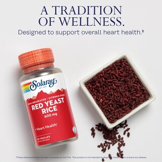 Foto 3 | Foto 3 | Suplemento Solaray De Arroz De Levadura Roja, 600 Mg, System Support, 120 Cápsulas Vegetales - Venta Internacional.