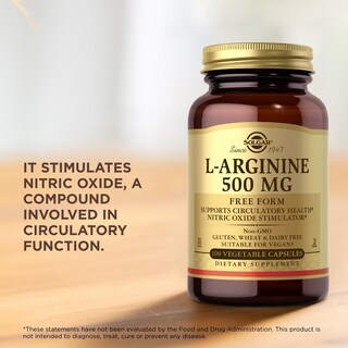 Foto 5 | Foto 5 | Suplemento Solgar L-arginina 500 Mg 100 Cápsulas Vegetales - Venta Internacional.