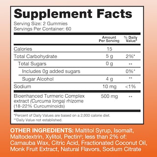Foto 3 | Foto 3 | Suplemento De Gomitas De Cúrcuma Qunol, 500 Mg De Curcumina, 120 Unidades - Venta Internacional.