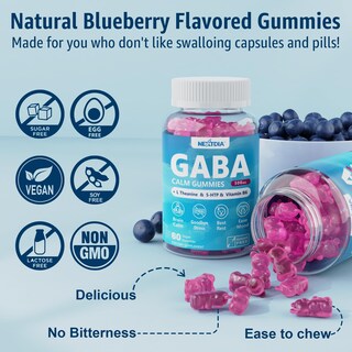 Foto 6 | Foto 6 | Suplemento De Gaba Nextdia Gummies 500 Mg Sin Azúcar, 1 Paquete - Venta Internacional.